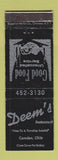 Matchbook Cover - Deem's Restaurant Camden OH