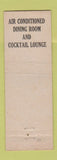 Matchbook Cover - Swallows Restaurant Ashtabula OH