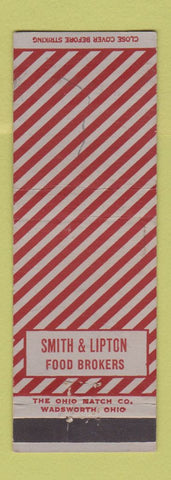 Matchbook Cover - Smith and Lipton Food Brokers Cleveland OH WEAR