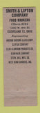Matchbook Cover - Smith and Lipton Food Brokers Cleveland OH WEAR