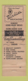 Matchbook Cover - Wiggins Cincinnati OH