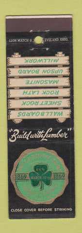 Matchbook Cover - JB Doppes Lumber Cincinnati OH