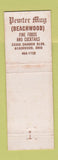 Matchbook Cover - The Pewter Mug Beachwood OH