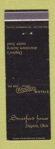 Matchbook Cover - Stratford House Dayton OH