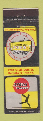 Matchbook Cover - Serval Vendors Vending Harrisburg PA
