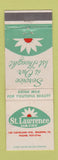 Matchbook Cover - St Lawrence Dairy Reading PA