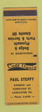 Matchbook Cover - Paul Steffy Dodge Plymouth Alemite oil Lancaster PA