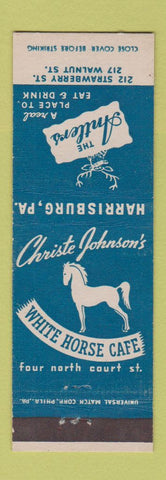 Matchbook Cover - Christie Johnon's Harrisburg PA Antlers