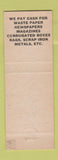 Matchbook Cover - Standard Rag and Paper York PA