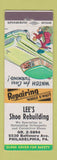 Matchbook Cover - Lee's Shoe Rebuilding Philadelphia PA