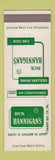 Matchbook Cover - Dick Hannigan's Restaurant Upper Darby PA
