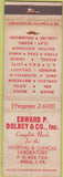 Matchbook Cover - Dolbey Hospital Lab supply Philadephia PA WEAR