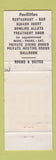 Matchbook Cover - Wyomissing Club Reading PA WEAR