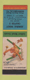 Matchbook Cover Admiral Dewey Chapter 8 Convention Harrisburg PA match collector