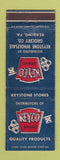 Matchbook Cover - Keyco Brand Products Grocery Reading PA WEAR