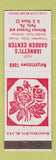 Matchbook Cover - Iannetti's Garden Center Flowers Burgettstown PA