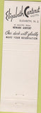 Matchbook Cover - Hotel Touraine Boston MA black