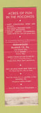 Matchbook Cover - Fernwood Resort Bushkill PA