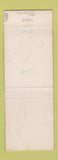 Matchbook Cover - Beaver Valley Motel Beaver Falls PA GREEN