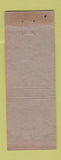 Matchbook Cover - Ries Hotel Meadville PA Rainbow Room