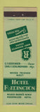 Matchbook Cover - Hotel Redington Wilkes Barre PA