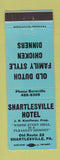 Matchbook Cover - Shartlesville Hotel PA