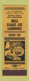 Matchbook Cover - Community Self Service Store Harrisburg PA