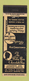 Matchbook Cover - Betsy Ross Chocolate Shop restaurant Wilkes Barre PA