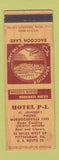 Matchbook Cover - Hotel PL Murdocksville PA Raccoon Lake