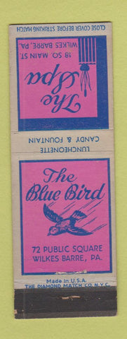 Matchbook Cover - Blue Bird The Spa Wilkes Barre PA