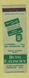 Matchbook Cover - Hotel Redington Wilkes Barre PA