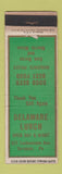Matchbook Cover - Delaware Lunch Scranton PA WEAR