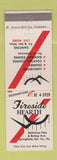Matchbook Cover - Fireside Hearth Restaurant Springfield PA