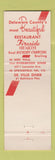 Matchbook Cover - Fireside Hearth Restaurant Springfield PA