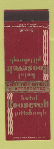 Matchbook Cover - Hotel Roosvelt Pittsburgh PA
