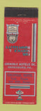 Matchbook Cover - Colonial Hotel York PA Grenoble