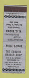 Matchbook Cover - Esquire Barber Shop Harrisburg PA WEAR