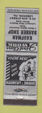 Matchbook Cover - Kaufman Barber Shop Lebanon PA