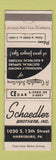 Matchbook Cover - Schaedler Brothers Electrical Supply Harrisburg PA WEAR