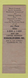 Matchbook Cover - Schaedler Brothers Electrical Supply Harrisburg PA WEAR