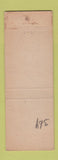 Matchbook Cover - Toppers Restaurant Clarks Summit PA WEAR