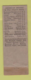 Matchbook Cover - Yorktowne Hotel York PA WORN