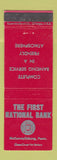 Matchbook Cover - First National Bank McConnellsburg PA