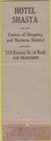 Matchbook Cover - Hotel Atlanta San Francisco CA WEAR