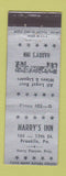 Matchbook Cover - Harry's Inn Franklin PA WEAR