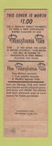 Matchbook Cover - J Covitch Son Men's Clothes Edensburg PA WEAR