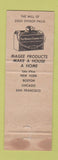 Matchbook Cover - Magee Carpet Company Bloomsburg PA WEAR