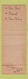 Matchbook Cover - Penn Grove Hotel Grove City PA