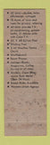Matchbook Cover - Cuks County Motel New Hope PA