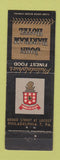 Matchbook Cover - John Bartram Hotel Philadelphia PA